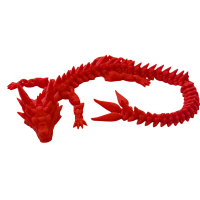 Flexi Drache – 3D-gedruckte, bewegliche Drachenfigur